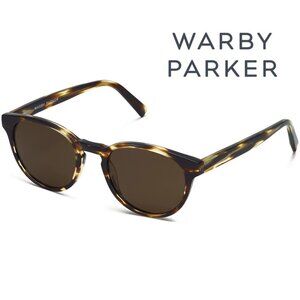 Warby Parker Percey Unisex 256 Striped Sassafras Sunglasses 48-20-140